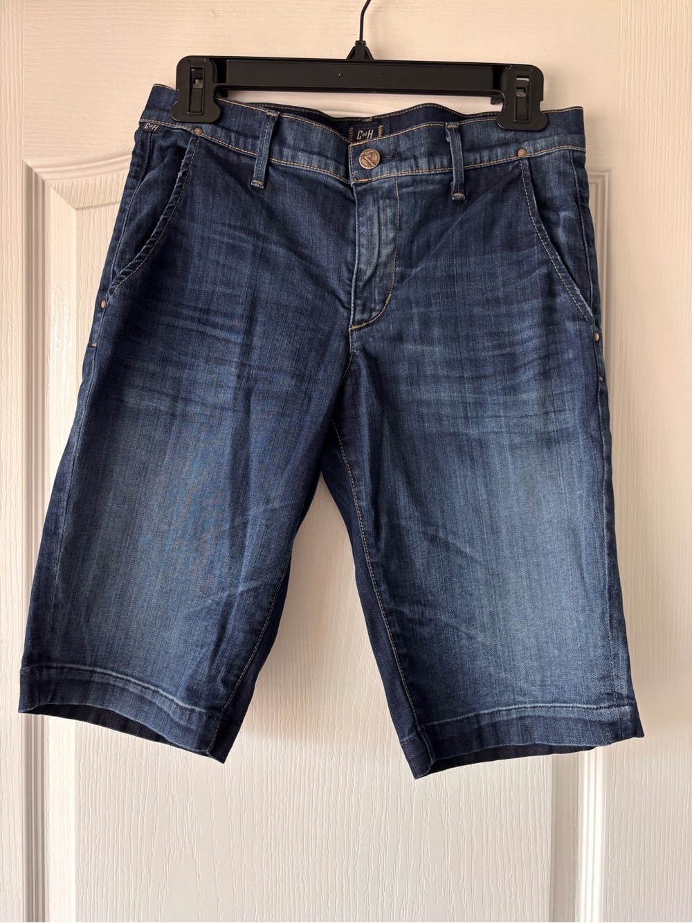 Citizen of Humanity Bermuda shorts mid rise dark blue women’s size 27